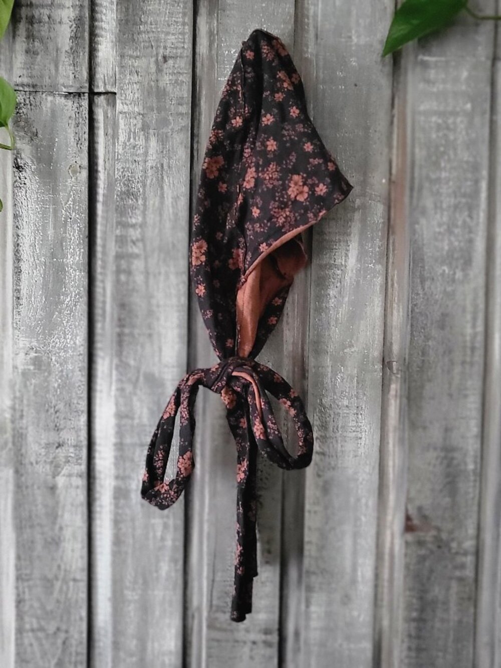 Reversible Scoodie Hooded Scarf Goth Y2K Unique Mori Girl Chinese Boho